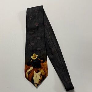 Rockmount ranch wear limited edition Cowboy Print Tie